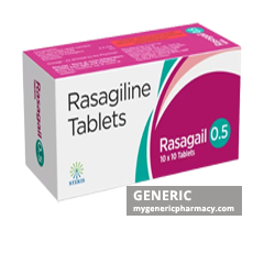 Generic Azilect (tm) Rasagiline 0.5, 1mg