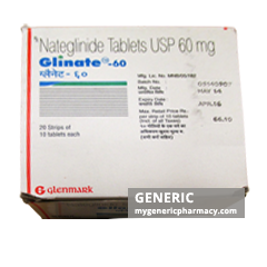 Generic Starlix (tm) Nateglinide 60 mg
