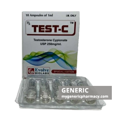 Generic Testosterone Cypionate 250mg (1 ml / 10 Ampoule)
