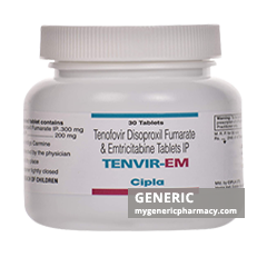 Generic Truvada (tm) Emtricitabine-Tenofovir 200mg + 300mg