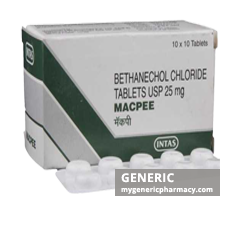 Generic Urecholine (tm) Bethanechol Chloride 25, 50mg