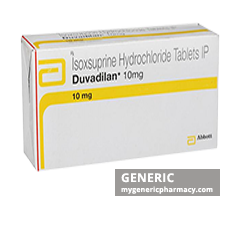 Generic Vasodilan (tm) Isoxsuprine 10mg