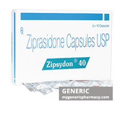 Generic Geodon (tm) Ziprasidone 40mg