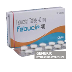Generic Uloric (tm) Febuxostat 40, 80mg