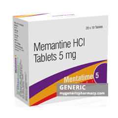 Generic Namenda (tm) Memantine 5, 10mg