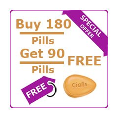 Buy 180 pills get 90 pills FREE Generic Cialis (tm)  20mg (270 Pills)