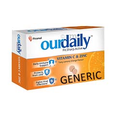 Vitamin C and Zinc (120 Pills)