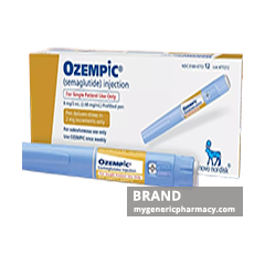 Brand Ozempic (tm) Semaglutide 2 mg (1 Pen)
