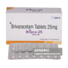Generic Briviact (tm) Brivaracetam 25, 50, 100mg
