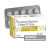 Generic Cozaar (tm) Losartan 25, 50 mg