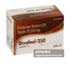 Generic Depakote ER (tm) Divalproex sodium 250, 500mg