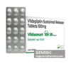 Generic Galvus (tm) Vildagliptin 50mg