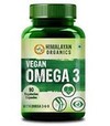 Himalayan Organics Omega 3 6 9 Vegan Natural Nutrition Supplement for Muscle, Bone, Heart & Skin (90 Pills)