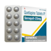 Generic Seroquel (tm) Quetiapine 25, 50mg