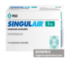 Generic Singulair (tm) Montelukast 5, 10mg