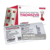 Generic TadaSiva (tm) Sildenafil 100 mg + Tadalafil 20 mg, 40mg