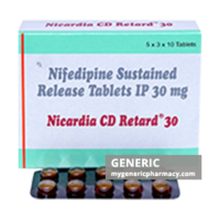 Generic Adalat (tm) Nifedipine long acting 30 mg