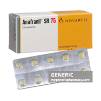 Generic Anafranil SR (tm) Clomipramine 75 mg