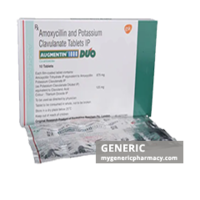 Generic Augmentin (tm) Amoxycillin + Clavulanate 875 mg-plus-125mg
