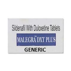 Generic Malegra DXT Plus (Sildenafil 100mg + Duloxetine 60mg) (30 Pills)