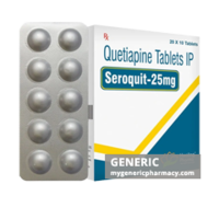 Generic Seroquel (tm) Quetiapine 25, 50mg