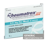 Generic Rheumatrex (tm) Methotrexate 2.5, 5mg