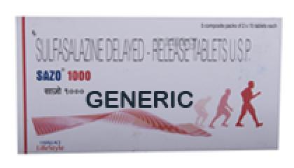 Generic Azulfidine (tm) 1000 mg (180 Pills)