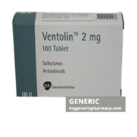 Generic Ventolin (tm) Albuterol inhaler 2, 4, 8mg