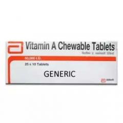 Vitamin A Chewable (50000IU) (100 Pills)