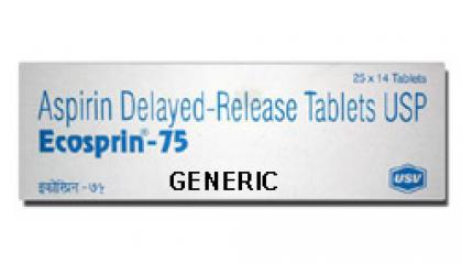 Generic Ecosprin (tm) 75 mg (84 Pills)