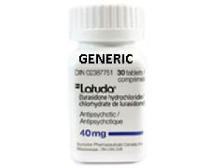 Generic Latuda (tm) 40 mg (60 Pills)