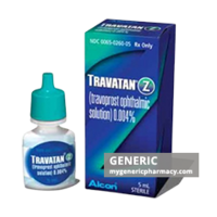 Generic Travatan 0.004% w/v, Travoprost 2.5ml, (1 Bottle)