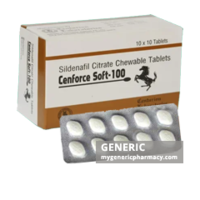 Generic Viagra (tm) Soft Tabs, Chewable, Sildenafil Citrate 100mg